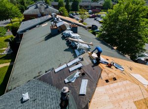 Cassas Bros roof repair hudson valley New York on a renovation roof the house installed new shingles