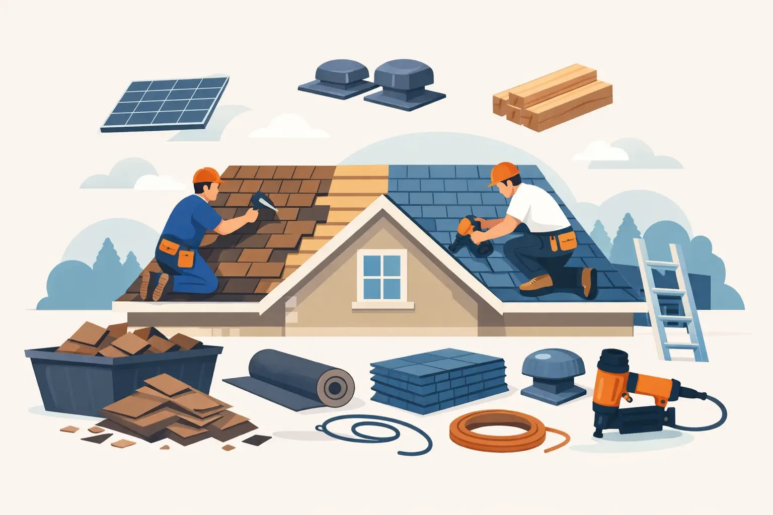 What Is Included in Roof Replacement?