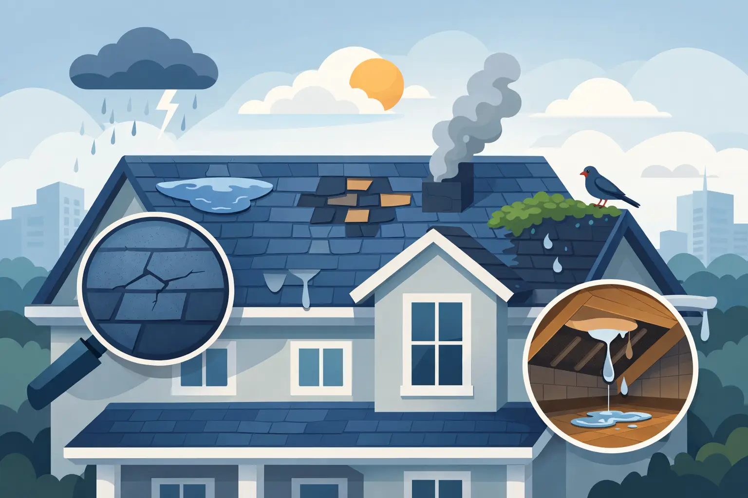 Top Signs of Roof Failure to Watch For