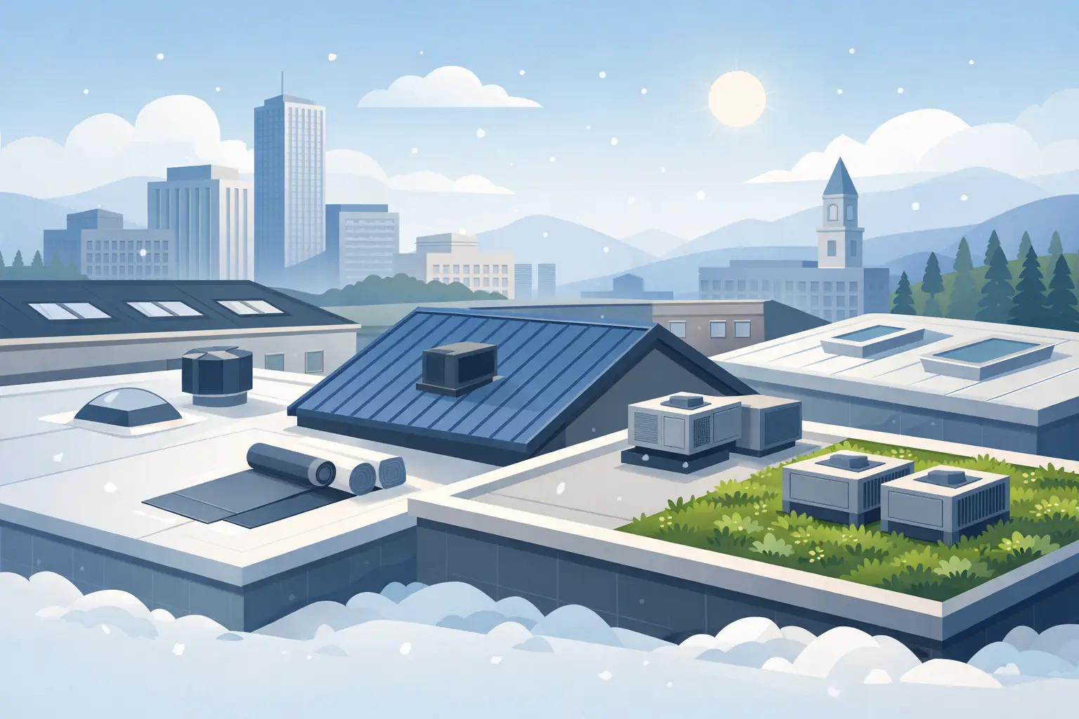 Best Commercial Roofing Systems for Northeast Buildings