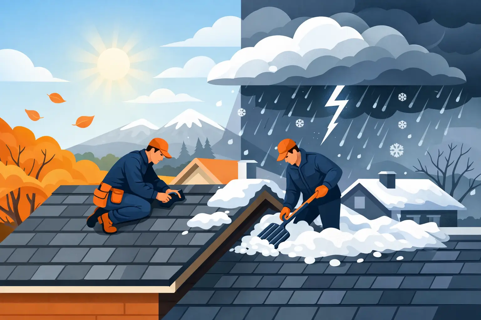 How to Maintain a Roof Through Northeast Weather