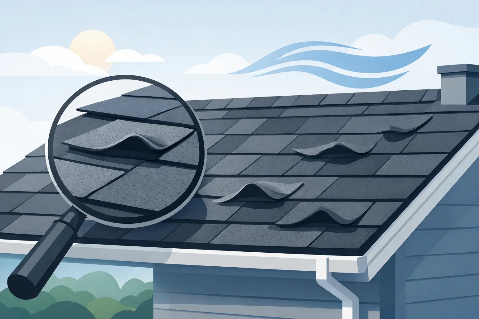 What Causes Shingles to Curl on Your Roof?