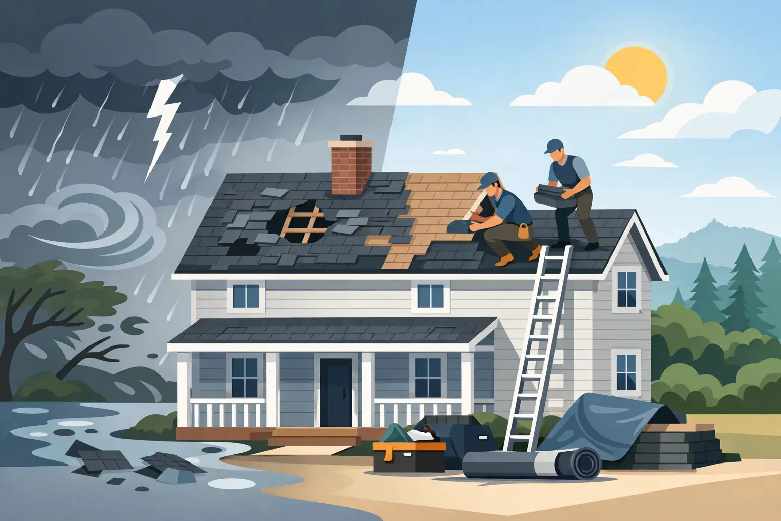 Guide to Storm Roof Restoration for Northeast Homes
