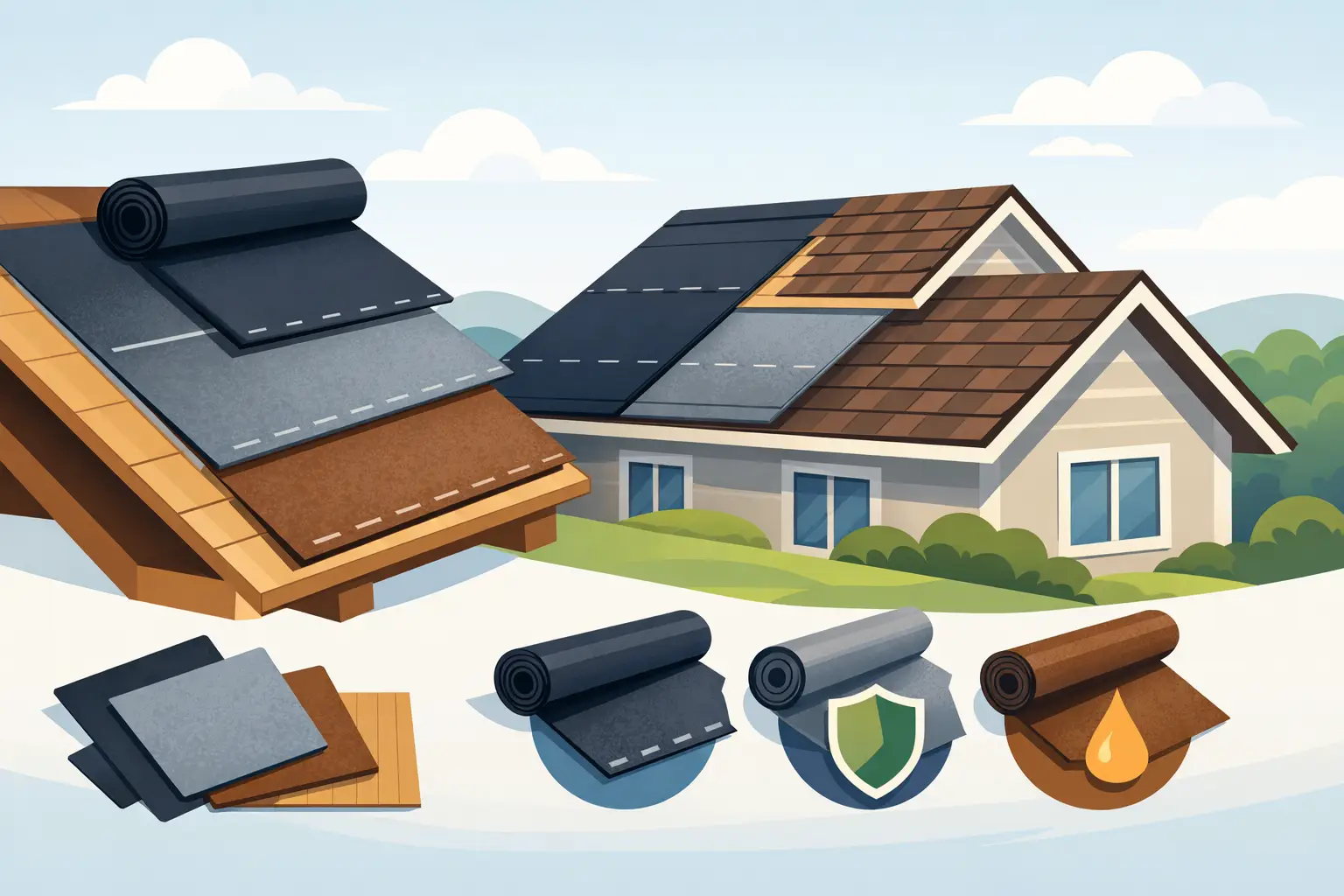 How to Choose Roof Underlayment for Your Home