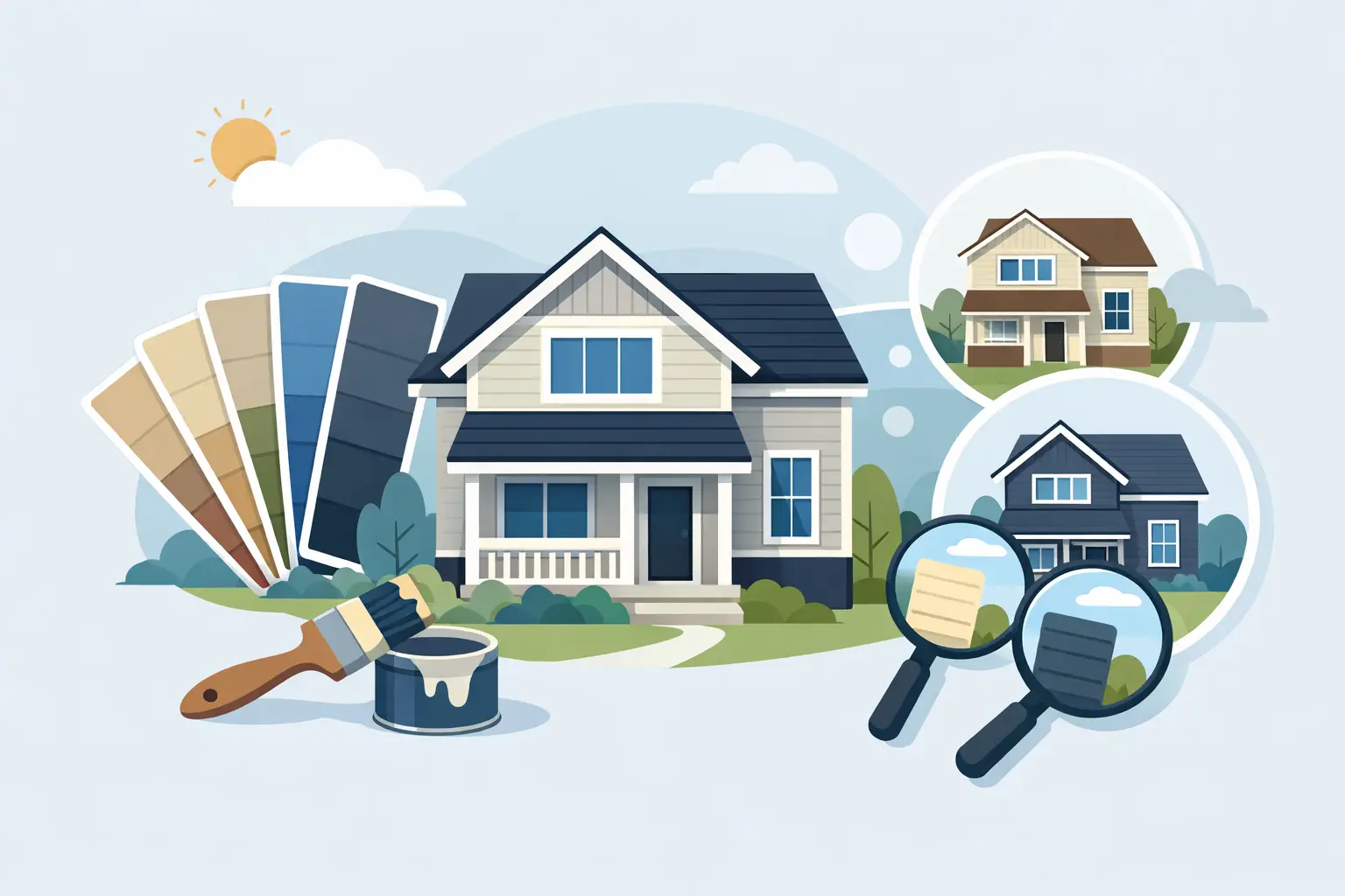 How to Choose Siding Color for Your Home