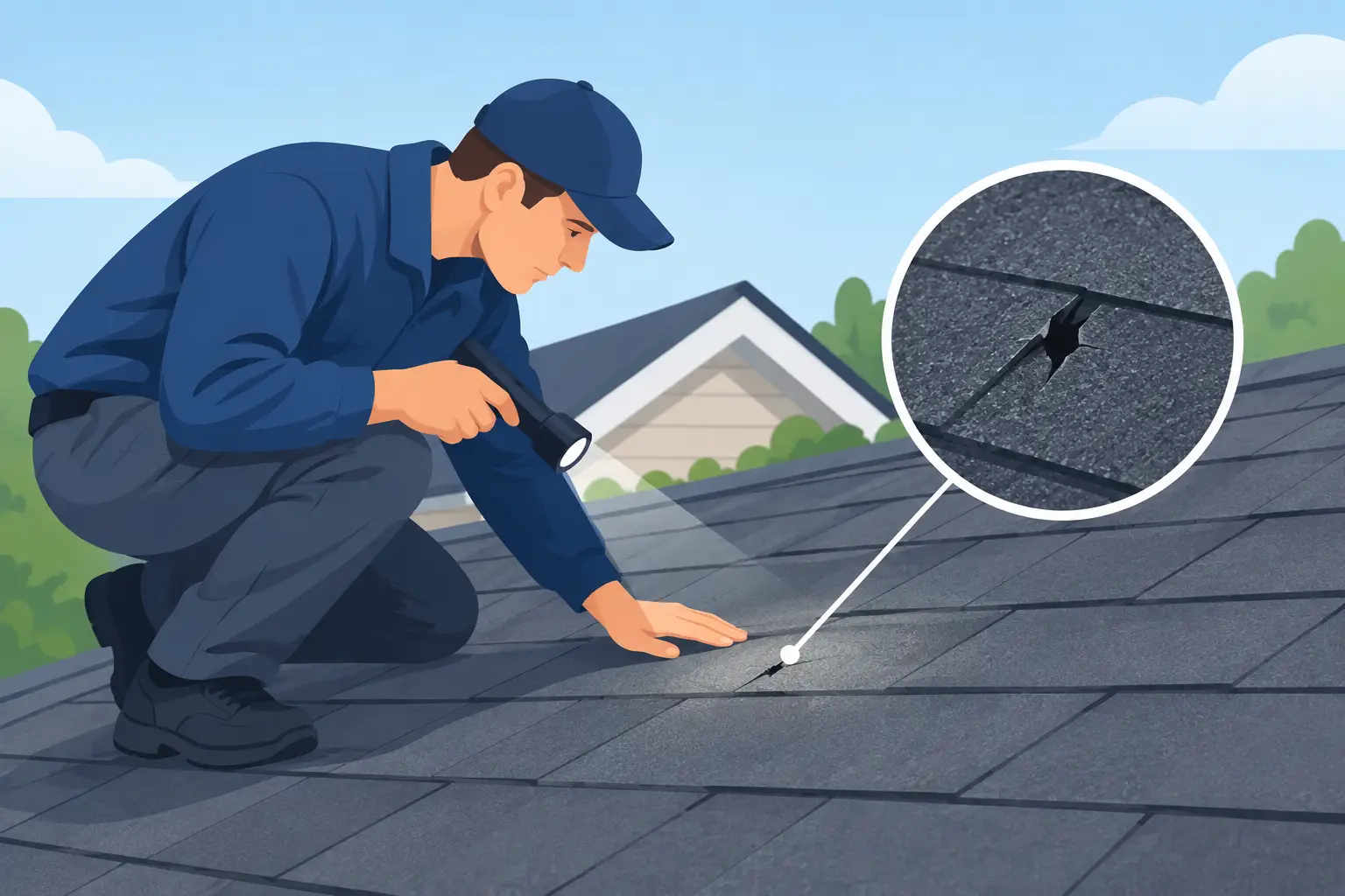 How to Identify Roof Punctures Before Leaks Spread